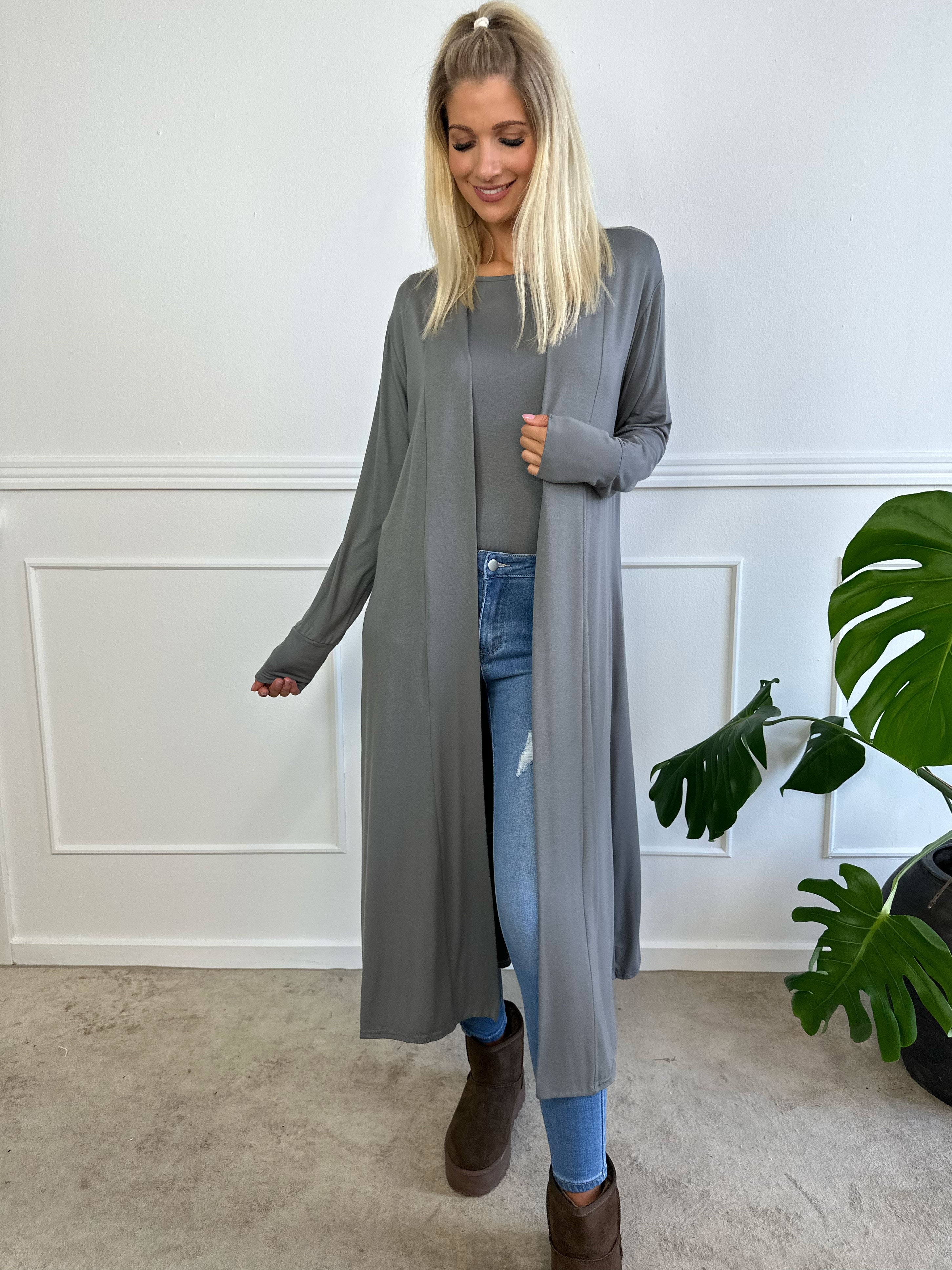 Mikkala - Lang basic cardigan (bestseller)